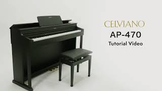 CELVIANO AP470 Tutorial Video  CASIO [upl. by Zonda494]