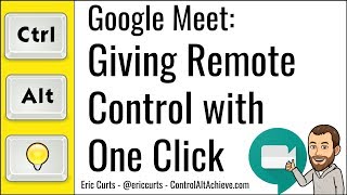 Google Meet How to Give Remote Control in Google Meet with One Click [upl. by Abebi]