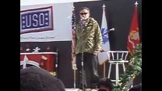 Robin Williams USO Tour 2007 LSA Anaconda [upl. by Suhploda]