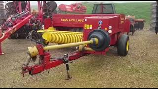 New Holland 575 Conventional Baler Tour from AgriLinc [upl. by Alikam]