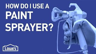 How Do I Use a Paint Sprayer  DIY Basics [upl. by Einaffyt]