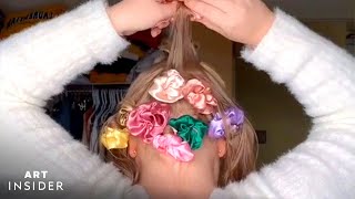 Use Scrunchies For Heatless Curls [upl. by Eadwine]