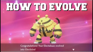 HOW TO EVOLVE ELECTABUZZ INTO ELECTIVIRE IN POKEMON SWORD AND SHIELD WHERE TO FIND ELECTIRIZER [upl. by Delija607]