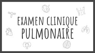 Sémiologie Générale  Examen Pulmonaire [upl. by Eiryt]