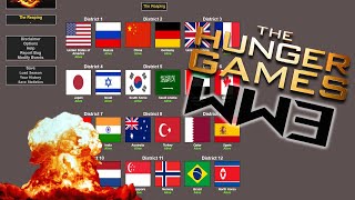 Recreating WW3 in Hunger Games Simulator  24 Country Hunger Games [upl. by Veronike]