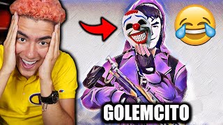 REACCIONANDO POR PRIMERA VEZ A GOLEMCITO GAMES EL YOUTUBER MAS DIVERTIDO DE FREE FIRE  TheDonato [upl. by Mab]