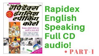 Rapidex english speaking course Part 1 [upl. by Airdna]