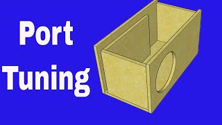 Understanding Port Length Box Volume and Tuning Frequency [upl. by Cerelly751]