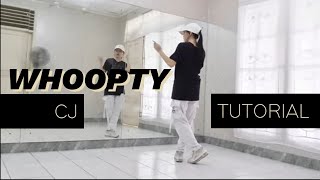 WHOOPTY Dance Tutorial  Anthony Lee Choreography  itstesa [upl. by Buckden727]