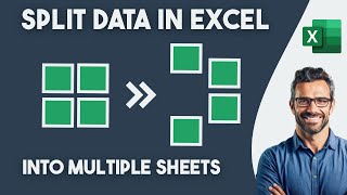 How to split data into multiple separated Worksheets in Excel [upl. by Eloci]