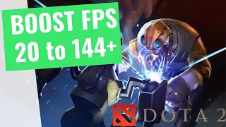 2021 Dota 2  How to BOOST FPS and Increase Performance  DX vs Vulkan [upl. by Christa]