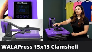 WALAPress Clamshell Heat Press 15x15 Review [upl. by Aseela]