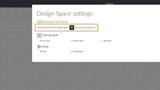 How to Change Canvas Settings  Beginner Design Space Tutorial Cricut™ [upl. by Gaiser]