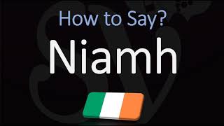 How to Pronounce Niamh CORRECTLY Irish Names Pronunciation [upl. by Amethist136]