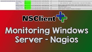 Nagios Core Monitoring Windows Server Using NSClient  Tech Arkit [upl. by Anirdna]