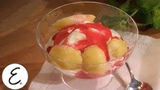 Classic Peach Melba  Emeril Lagasse [upl. by Alvis]