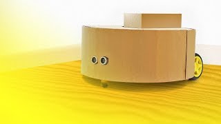 Robot vacuum cleaner on Arduino UNO  How to make  Homecraft [upl. by Odnumde865]