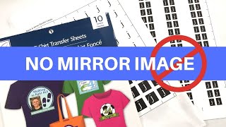 How to Use Heat Transfer Paper  NO MIRROR IMAGE NEEDED [upl. by Quartas]