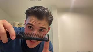 How to Style Hair Like Elvis 50s Pompadour [upl. by Nonnah]