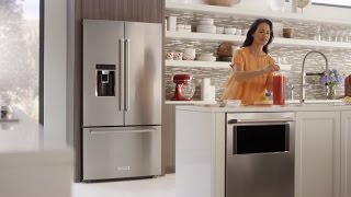 CounterDepth French Door Refrigerator  KitchenAid [upl. by Yllek]