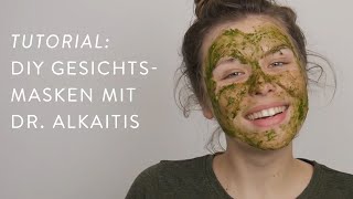 3 DIY Gesichtsmasken mit der 100 natürlichen Dr Alkaitis Universal Face Mask  Naturkosmetik [upl. by Donica]