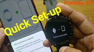 honor magic watch 2  Quick Setup [upl. by Easlehc]