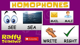 HOMOPHONES with Pictures [upl. by Nevek]