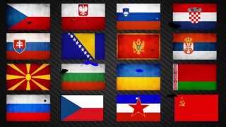 Anthems of Slavic countries  Hymny slovanských štátov  HQ [upl. by Dmitri124]