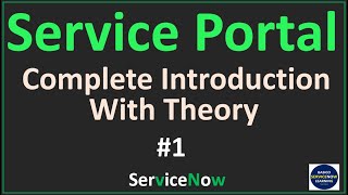 What is Service Portal in ServiceNow  ServiceNow Service Portal Tutorial [upl. by Eiddal]