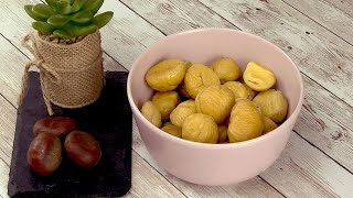 Castagne bollite come farle in modo perfetto [upl. by Hanforrd]