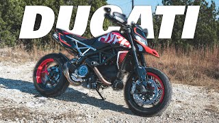 First Ride on the Ducati Hypermotard 950 RVE [upl. by Ihsir849]