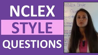 How to Answer NCLEX Style Questions for NCLEXRN amp Nursing School Exams [upl. by Aytnahs954]