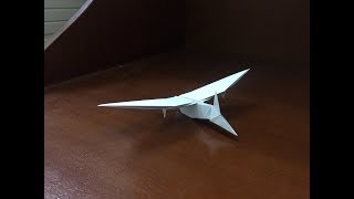 Origami Dinosaur  Origami Pterodactyl Easy [upl. by Cadal72]