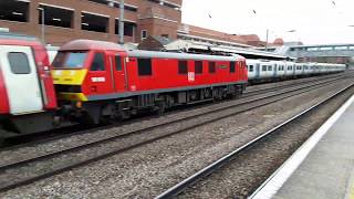 Trains at Welwyn Garden City ECML 160319 [upl. by Favien]