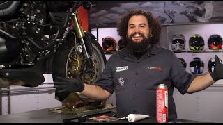 How To Change Motorcycle Brake Pads at RevZillacom [upl. by Enyledam]