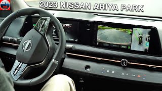 2023 Nissan Ariya  ProPILOT Park DEMO [upl. by Pronty]