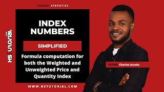 Index Numbers  Statistics [upl. by Josee]