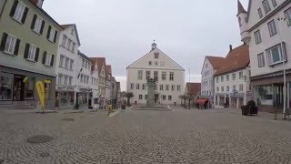 STREET VIEW Die Altstadt von Hechingen im Zollernalbkreis in GERMANY [upl. by Arretahs329]