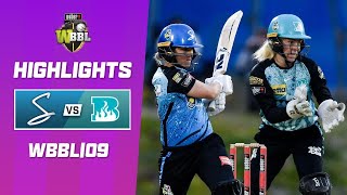 Adelaide Strikers v Brisbane Heat  WBBL09 [upl. by Rennat]