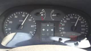 Renault Clio 14 8V acceleration and top speed [upl. by Larson]