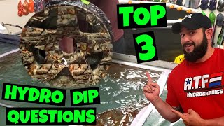 Top 3 Hydro Dip Questions Answered [upl. by Airet56]