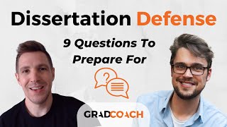 Preparing For Your Dissertation Defense Viva Voce 9 Questions You MUST Be Ready For  Examples [upl. by Ardehs573]