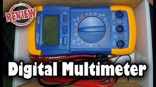 Digital Meter Excel A830L Multimeter Review DMM [upl. by Namrak465]