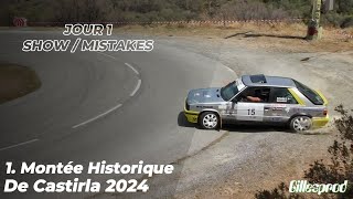 1ère Montée Historique de Castirla 2024  Jour 1 Show Mistakes [upl. by Shiri]