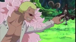 Doflamingo vs Law  Fujitora saves Trafalgar Law  episode 652 [upl. by Zetana]