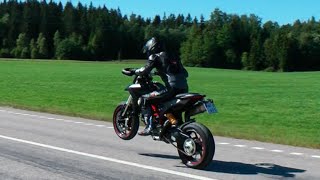 Ducati Hypermotard 821 Termignoni Exhaust  Soundcheck HD [upl. by Gert]