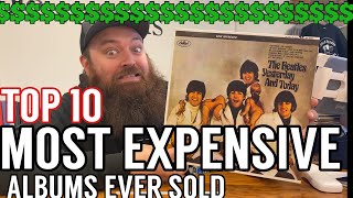 TOP 10 Most Expensive Vinyl Records EVER [upl. by Arretal]