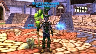 Wizard101 Crafting the Legendary Life Staff  Best Place for Antiquity [upl. by Nirtak]