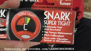 How To Tune Your Guitar Snark ST2 Chromatic Tuner [upl. by Hairej921]