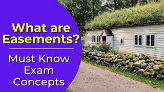 Easements What are they Real estate license exam questions [upl. by Garmaise812]